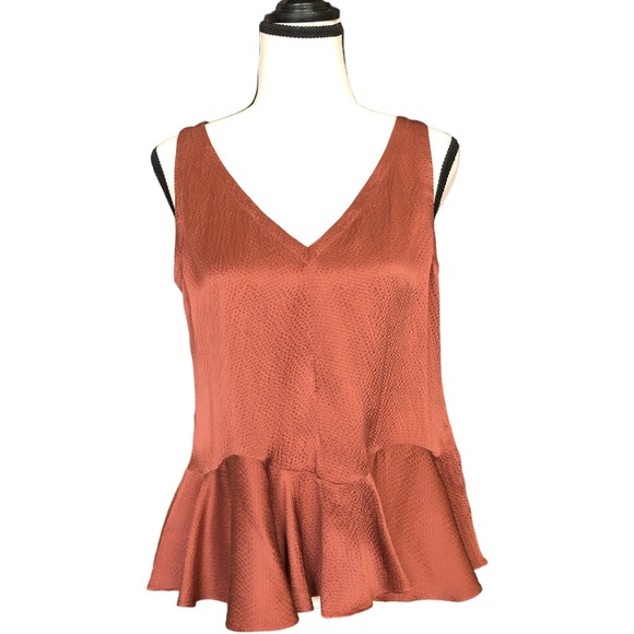 Rebecca Taylor silk peplum tank top - Picture 3 of 8